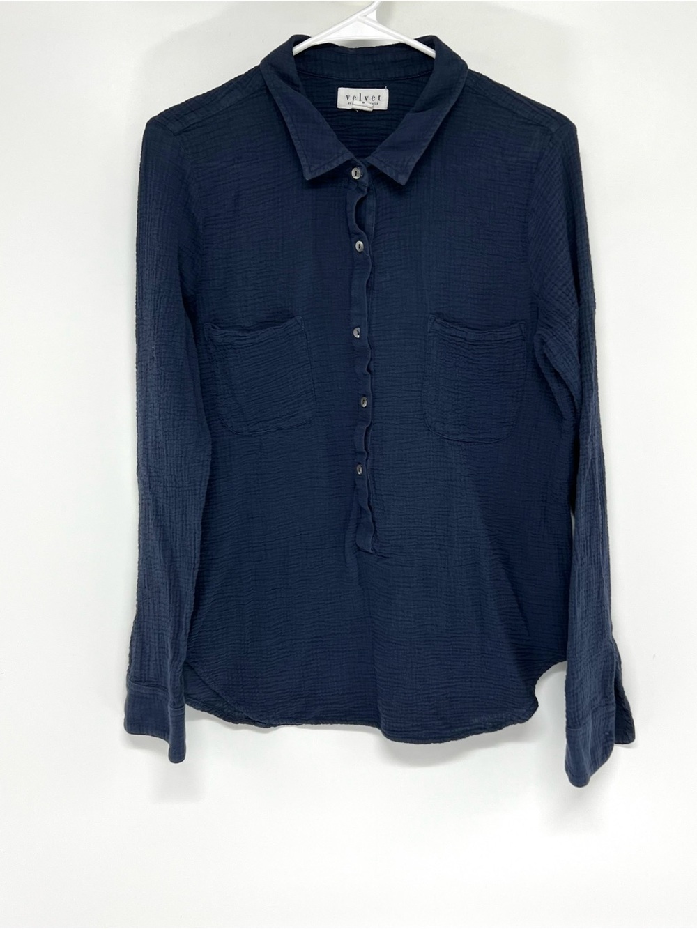 Velvet graham Spencer gauze top women’s medium